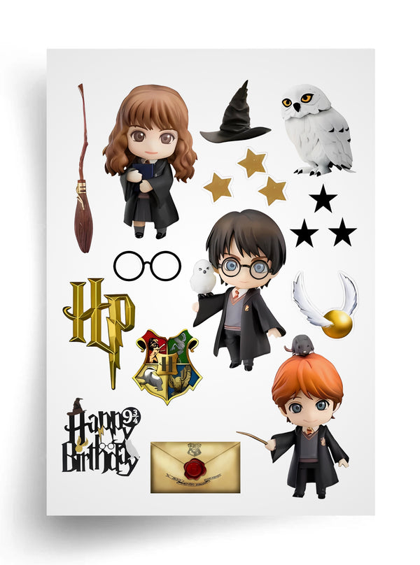 Tortenaufleger "Harry Potter und Freunde" A4 – essbarer Druck