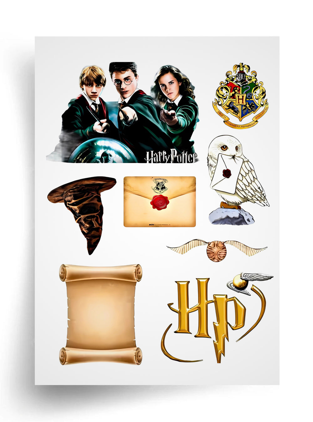 Tortenaufleger "Brief aus Hogwarts" A4 – essbarer Druck