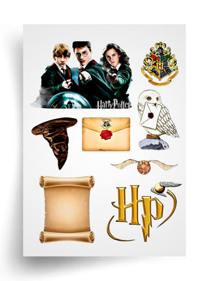 Tortenaufleger "Brief aus Hogwarts" A4 – essbarer Druck