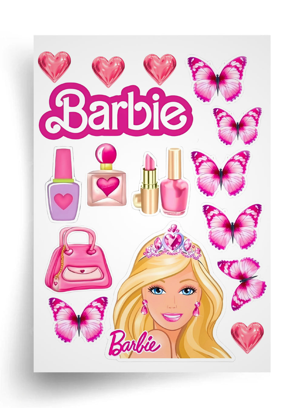 Tortenaufleger "Barbie: Stil und Schönheit" A4 – essbarer Druck