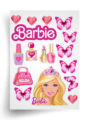Tortenaufleger "Barbie: Stil und Schönheit" A4 – essbarer Druck