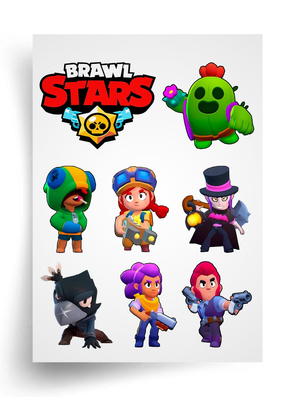 Tortenaufleger "Brawl Stars – epische Schlacht" A4 – essbarer Druck