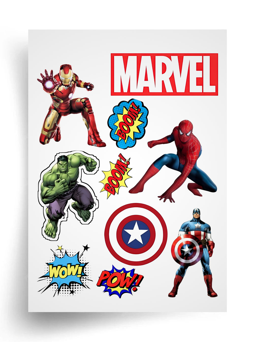 Tortenaufleger "Avengers Assemble" A4 – essbarer Druck