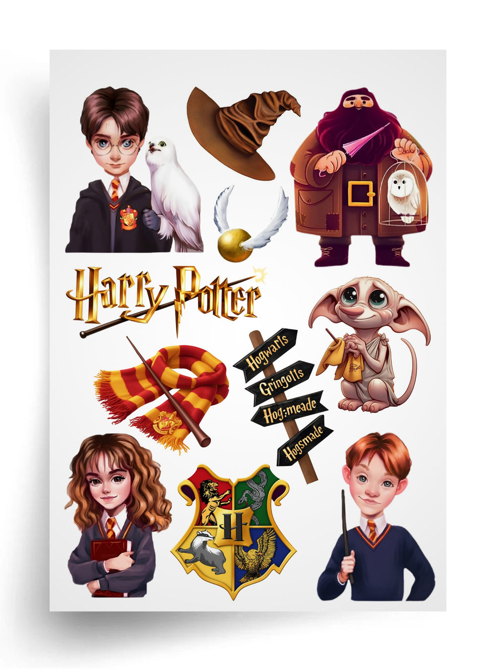 Tortenaufleger "Harry Potter" für essbaren Druck A4