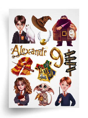 Макет "Гарри Поттер / Harry Potter" для пищевой печати A4