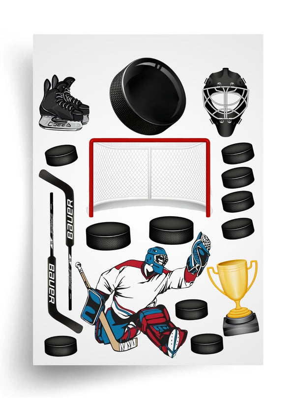 Tortenaufleger "Eishockey" A4