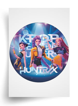 Tortenaufleger "KPop Demon Hunters" (Durchmesser nach Wahl)