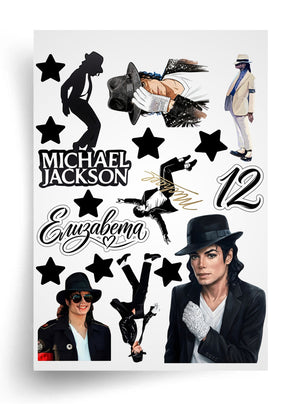Tortenaufleger "Michael Jackson" A4 – essbarer Druck