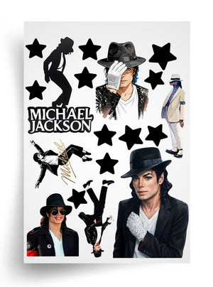 Tortenaufleger "Michael Jackson" A4 – essbarer Druck