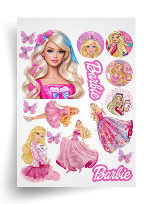 Tortenaufleger "Barbie" A4 – essbarer Druck