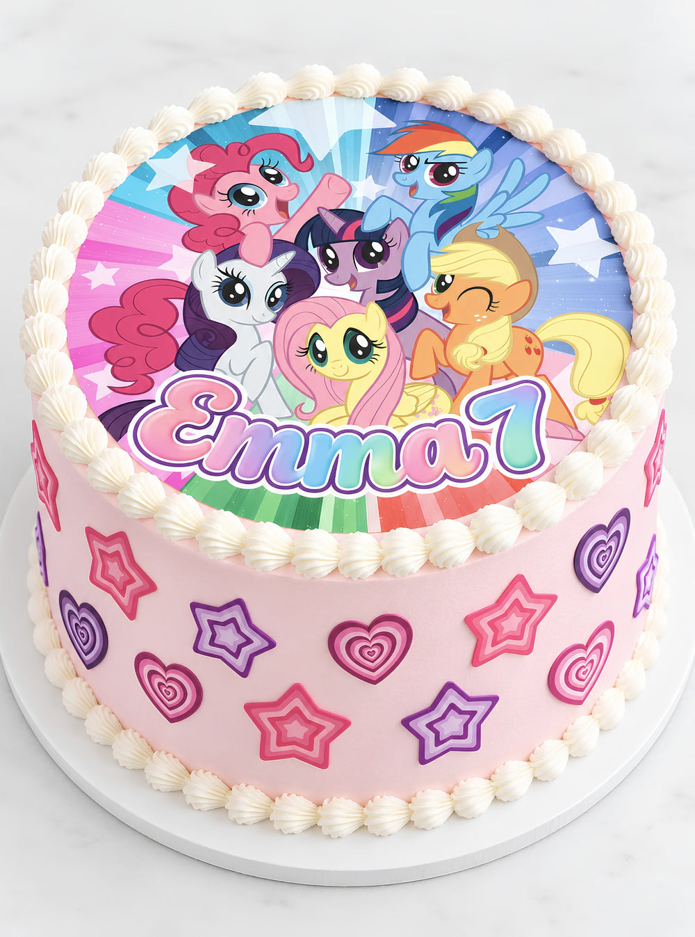 Макет "My Little Pony / Мій маленький поні" для харчового друку (діаметр на вибір)