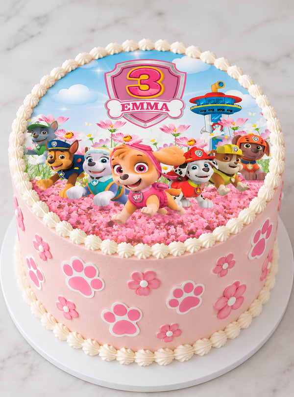Tortenaufleger "PAW Patrol" (Durchmesser wählbar)