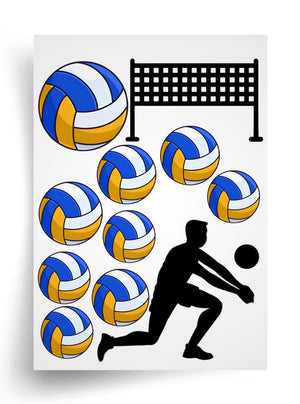 Tortenaufleger "Volleyball" A4 – essbarer Druck
