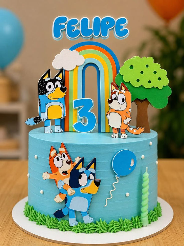 Макет "Bluey" для харчового друку A4