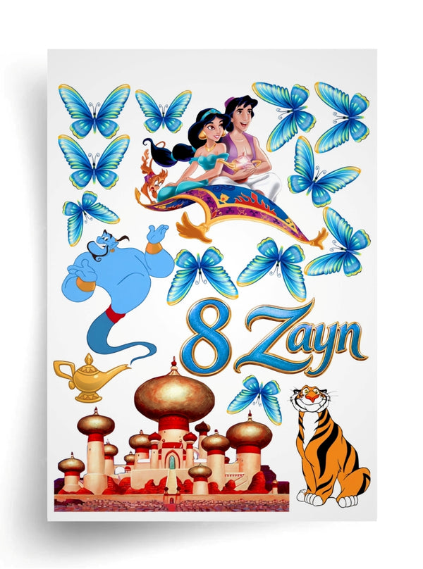 Tortenaufleger "Aladdin" A4 – essbarer Druck