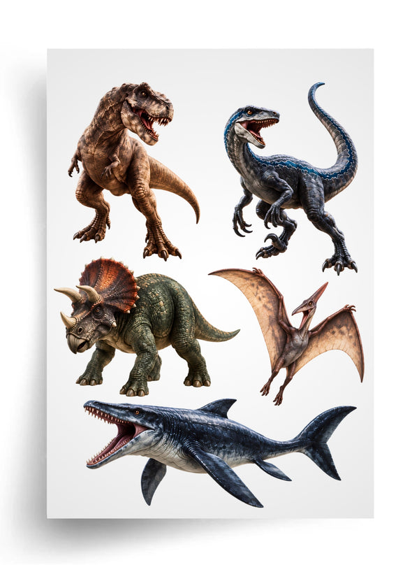 Tortenaufleger "Dinosaurier" A4
