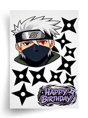 Tortenaufleger "Naruto – Kakashi" A4 – essbarer Druck