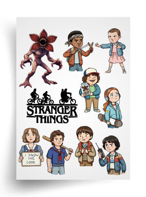 Tortenaufleger "Stranger Things" A4 – essbarer Druck