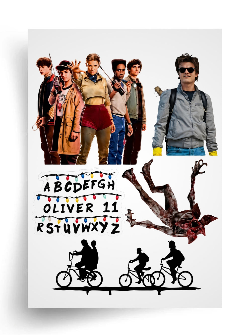 Tortenaufleger "Stranger Things" A4 – essbarer Druck