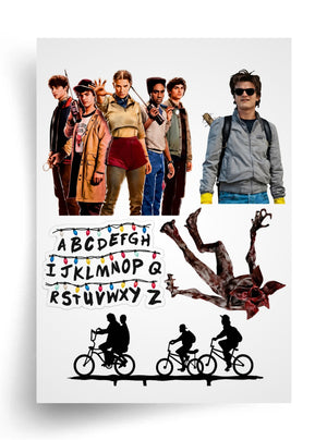 Tortenaufleger "Stranger Things" A4 – essbarer Druck