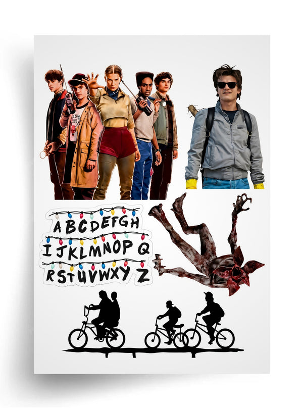 Tortenaufleger "Stranger Things" A4 – essbarer Druck