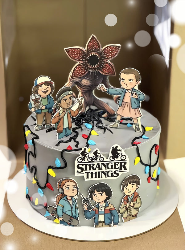Tortenaufleger "Stranger Things" A4 – essbarer Druck