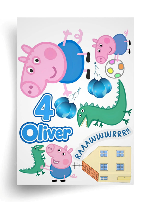 Tortenaufleger "Peppa Wutz" A4 – essbarer Druck