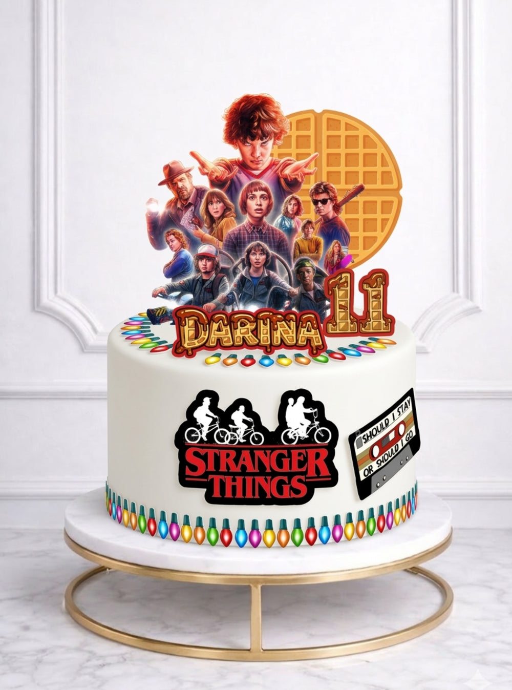 Tortenaufleger "Stranger Things" A4 – essbarer Druck