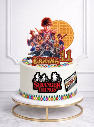 Tortenaufleger "Stranger Things" A4 – essbarer Druck