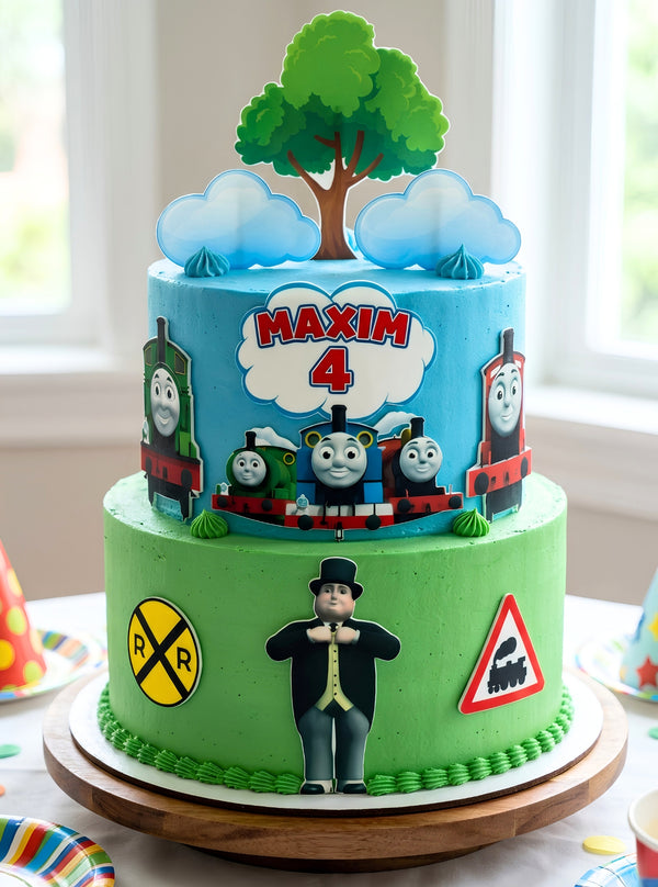 Макет "Thomas & Friends / Томас і друзі" для харчового друку A4