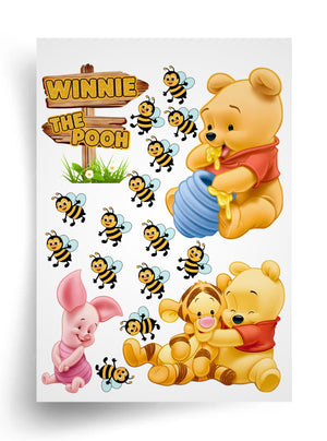 Tortenaufleger "Winnie Puuh" A4 – essbarer Druck
