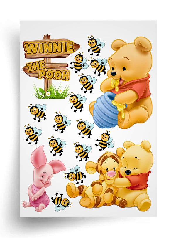Tortenaufleger "Winnie Puuh" A4 – essbarer Druck